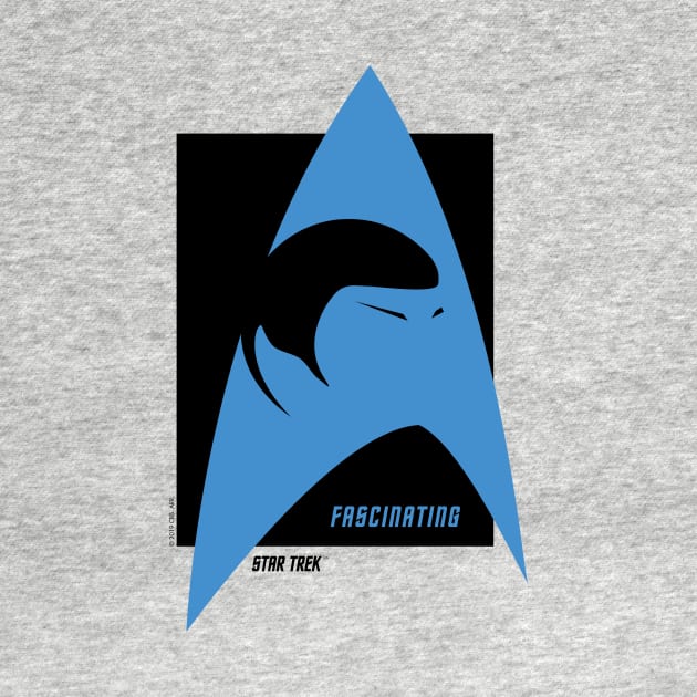 Spock Fascinating Star Trek Original Series Blue by Markadesign